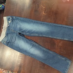 Justice jeans, girls size 12, mid rise, knit waist, skinny fit